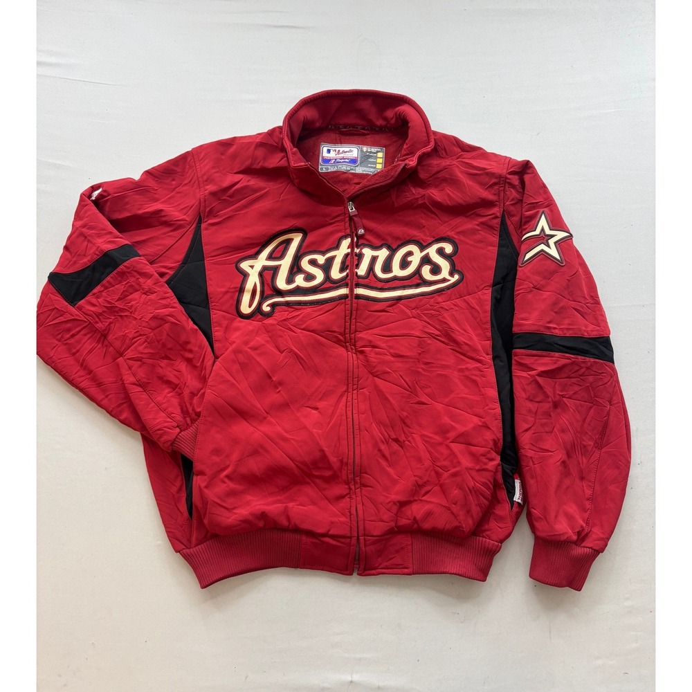 Majestic Houston Astros Authentic Collection Therma Base Full Zip Jacket Mens L